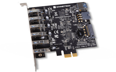 Kartë zgjerimi Sonnet USB3-7PM-E, 7x USB 3.2 Gen 1, PCIe, e zezë