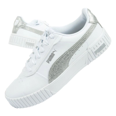 Atlete Puma Carina 2.0 W 387622 02, lëkurë ekologjike, SOFTFOAM, të bardha