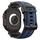 Паметен ремен Spigen DuraPro Armor за Apple Watch, метал и гума, за Ultra 49mm и Series 45mm, црн со сина боја