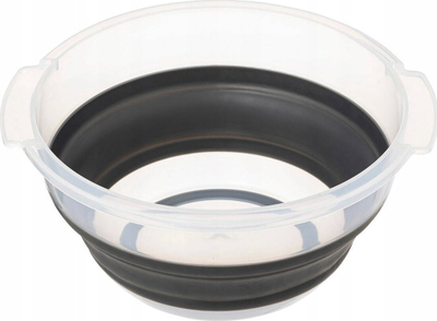 Spinner sallate plastik me dorezë të zgjatshme, kapacitet i madh, i bardhë