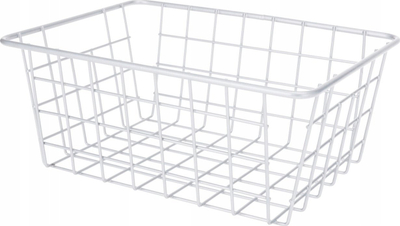 Shportë organizuese Gray Iron Basket, metal, 24x18x10cm, gri