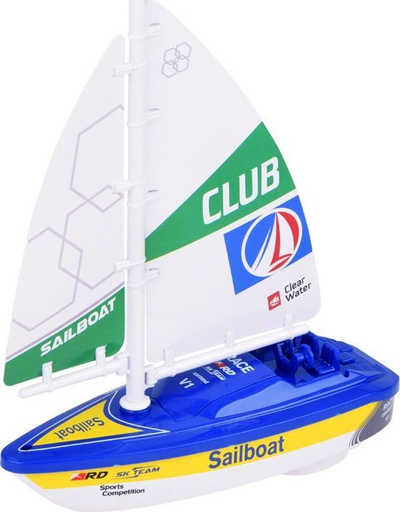 Lodër varkë uji Colorful Sailboat ZA5234, me bateri, për fëmijë, shumëngjyrëshe