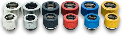 Fiting i drejtë EK Water Blocks, G1/4", për tub 16 mm, vjollcë