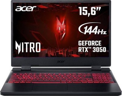 Laptop Acer Nitro 5 AN515-58-72EP, 15.6", Intel Core i7-12650H, 16GB RAM, 512GB SSD, Nvidia RTX 3050 4GB