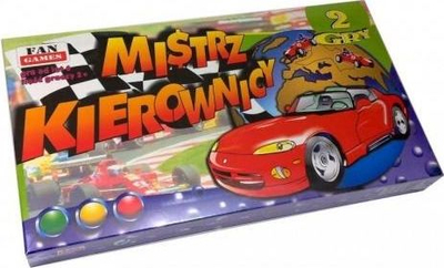 Lojë tavoline Fan Games Mistrz Kierownicy, lojë gare me makina, për kalamaj