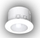 Sensor Infrared Plastrol 1200W/300W, i bardhë