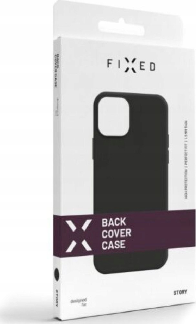 Këllëf telefoni FIXED Story për Samsung Galaxy S24 Ultra, TPU i hollë, i pajtueshëm me karikim wireless, i zi