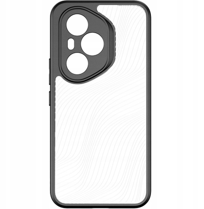 Kapak telefoni Dux Ducis Aimo për Honor 400 Pro, transparent, me kornizë të zezë