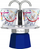 Makinë kafeje espresso Bialetti Mini Express Set Kandinsky, për 2 filxhanë, alumini, shumëngjyrëshe