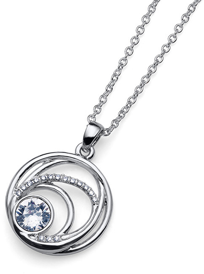 Qafore Oliver Weber Orbit 11953, me kristale, argjendi