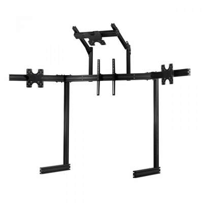 Stendë për monitorë Next Level Racing Elite Freestanding Quad, për 4 monitorë 21"-43", alumini, e zezë