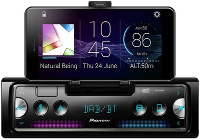 Radio makine Pioneer SPH-20DAB, e zezë