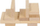 Lodër ndërtuese Maple Wooden Mini, blloqe druri edukative, 500 copë, ngjyrë natyrale
