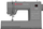 Makina qepëse Singer HD6605C, me rrymë, 215 programe, gri
