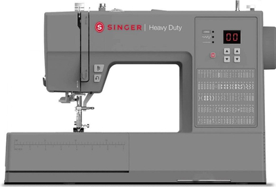 Makina qepëse Singer HD6605C, me rrymë, 215 programe, gri
