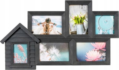 Рамка за фотографии Gallery Frame, 40 x 45 cm, за 3 фотографии 10 x 15 cm, црна