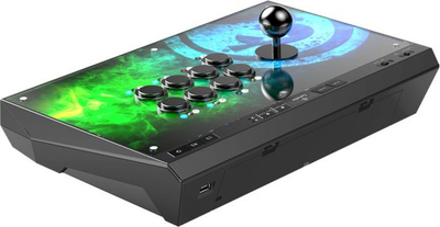 Joystick arcade GameSir C2, kompatibil me PC PS4 Xbox One Switch, panel alumini, i zi