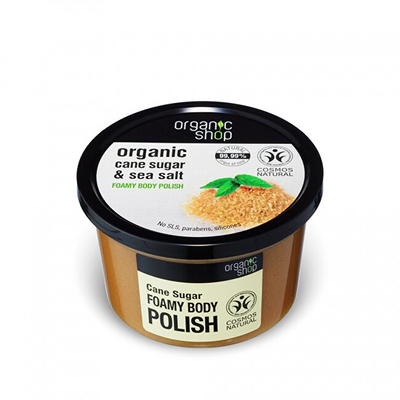 Skrab për trup Organic Shop Sea Salt, 250 ml