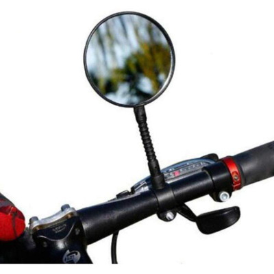 Pasqyre biçiklete Dunlop Mirror, me reflektor, e rregullueshme, e zezë