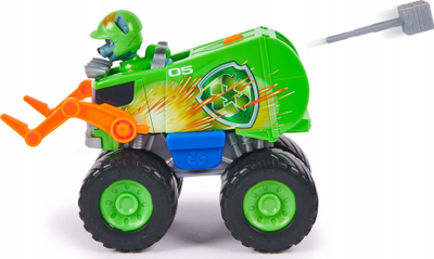 Kamion lodër Paw Patrol Rescue Wheels Rocky, me figurë Rocky, jeshil