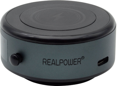Karikues makine RealPower ChargeAir MAG Car, wireless MagSafe, kapje me vakum, i zi