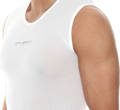 Kanotierë termike Brubeck Base Layer SL10100 për meshkuj, madhësia XL, e bardhë