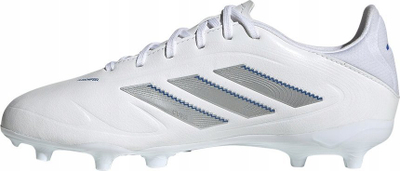 Këpucë futbolli Adidas Copa Pure 3 League Juniors, kalamaj, për bar natyral, të bardha