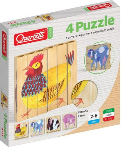 Puzzle Quercetti, 6 pjesë