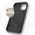 Mbulesë silikoni Xqisit Mag Case për iPhone 15 Plus 6.7", MagSafe, e zezë