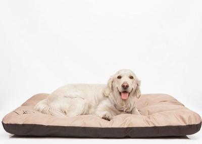 Shtrat për qen Hobbydog Mattress Eco R3, nga cordura e fortë, i butë e i rehatshem, bezhë