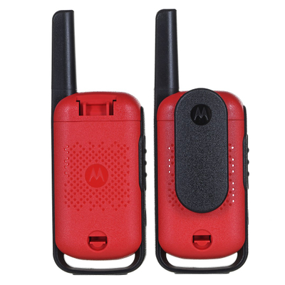 Radio lidhje Motorola TLKR T42, 16 kanale, me bateri AAA, e kuqe