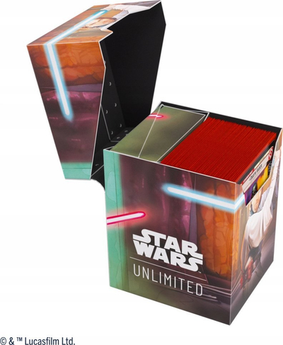 Kuti letra Gamegenic Star Wars Unlimited Obi-Wan Kenobi Darth Maul, Soft Crate, shumëngjyrëshe