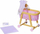 Лежалка играчка Baby Born Good Night Bassinet, со тркала, со балдахин, розова