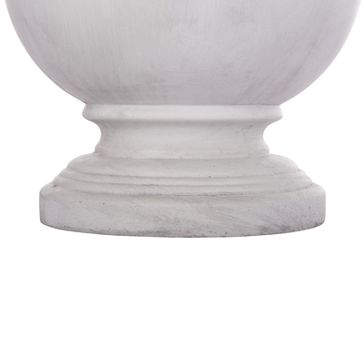 Set vazo dekorative Gardener HM4729, 3 copa, FiberClay, e bardhë
