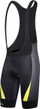 Панталони за велосипедизам Shiver Bibshorts, големина M, црни со жолто флуо