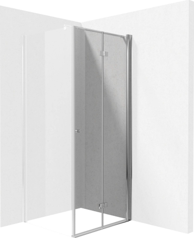 Derë dushi Deante Kerria Plus, 80 cm, palosëse, krom