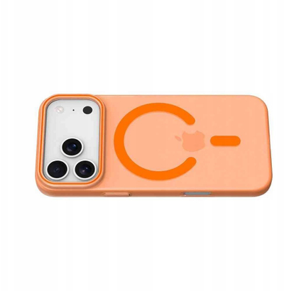 Mbulesë telefoni GO ORANGE për iPhone 17 Air, e përshtatshme me MagSafe, portokalli kozmike