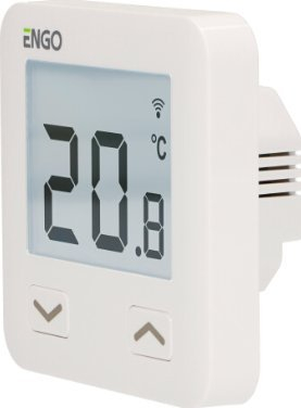 Termostat mur ENGO E10, digjital, 230 V, i bardhë
