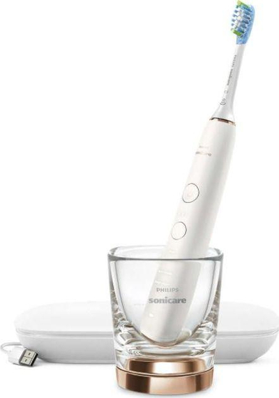 Furçë dhëmbësh elektrike Philips Sonicare DiamondClean 9000 HX9911/94, me modalitete pastrimi, gold