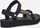 Sandale për femra TEVA Midform Universal Pride, platformë 1.25", të zeza me shumëngjyra