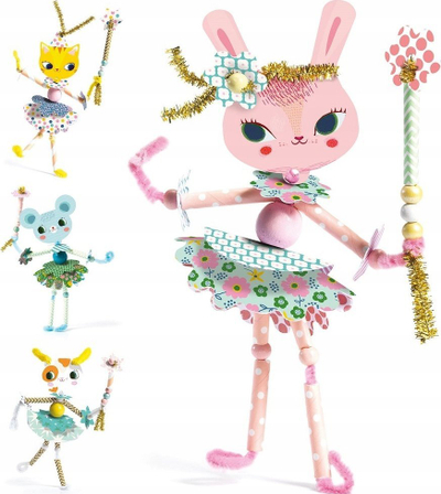 Lodër grumbulluese Djeco Stackers My Fairies, shumëngjyrëshe