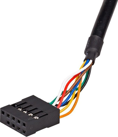 Внатрешен читач на картички Akyga AK-CA-37, USB 2.0, 3.5", црн