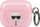 Kuti mbrojtëse Karl Lagerfeld për AirPods 3, rozë