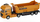 Lodër kamion ndërtimi MEGA CREATIVE TRUCK CAR MIX, 26 cm, me friksion, i verdhë