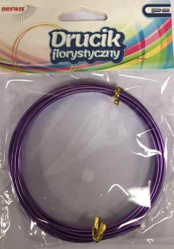 Tela floristik Brewis, 3 m, 2 mm, vjollcë