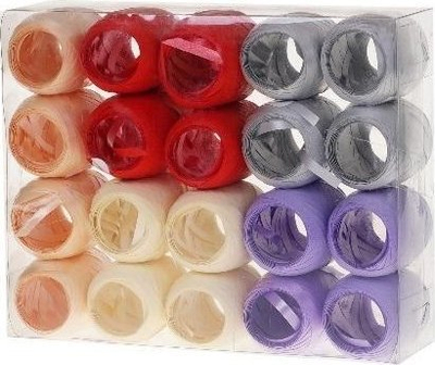 Set shirita dhuratash Rosette Mattes Kokonband, 20 copë, 20 m, shumëngjyrësh