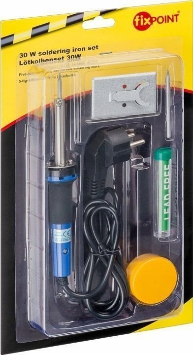 Set saldimi Fixpoint 30W, 5 pjesë, gri