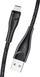 Kabllo Usams 63792-univ, USB-A / microUSB, 2m, e zezë