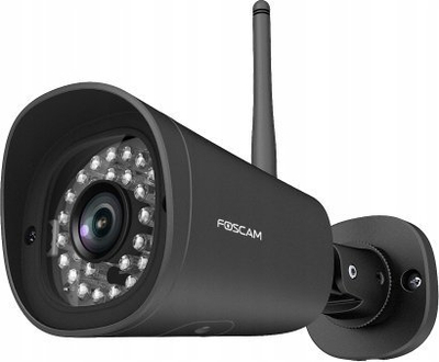 Kamerë sigurie IP Foscam FI9902P-B, Full HD 1080p, Wi-Fi, e zezë