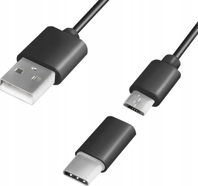 Karikues makinë LogiLink PA0204, 2x USB, universal, i zi